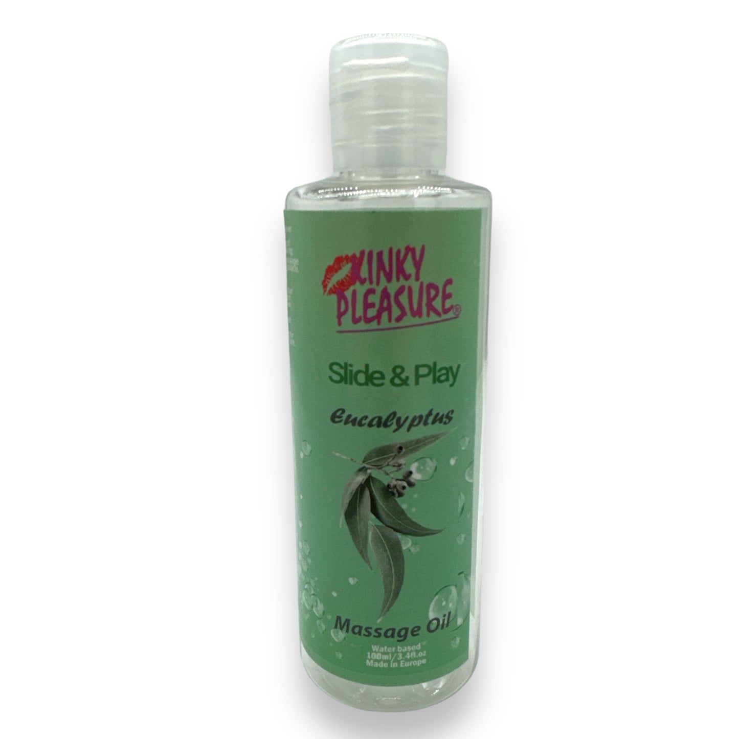 Kinky Pleasure - Massage Oil - 3 Models – 300ml – Eucalyptus, Almond, Coconut (100ml each)