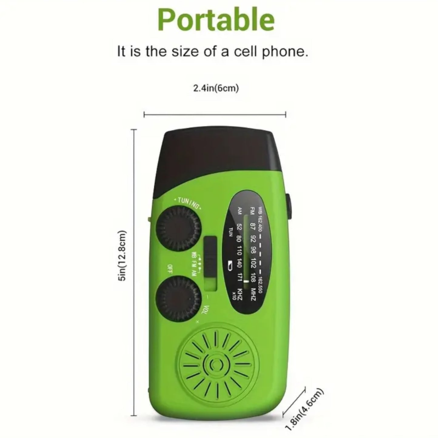 SolarFish - T201 - Emergency Solar Radio with Flashlight & Power Bank
