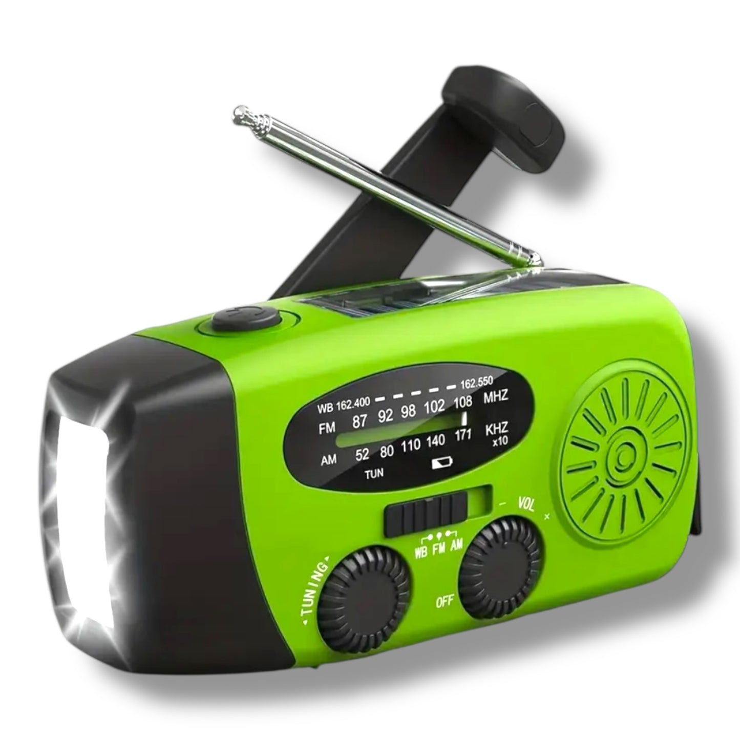 SolarFish - T201 - Emergency Solar Radio with Flashlight & Power Bank