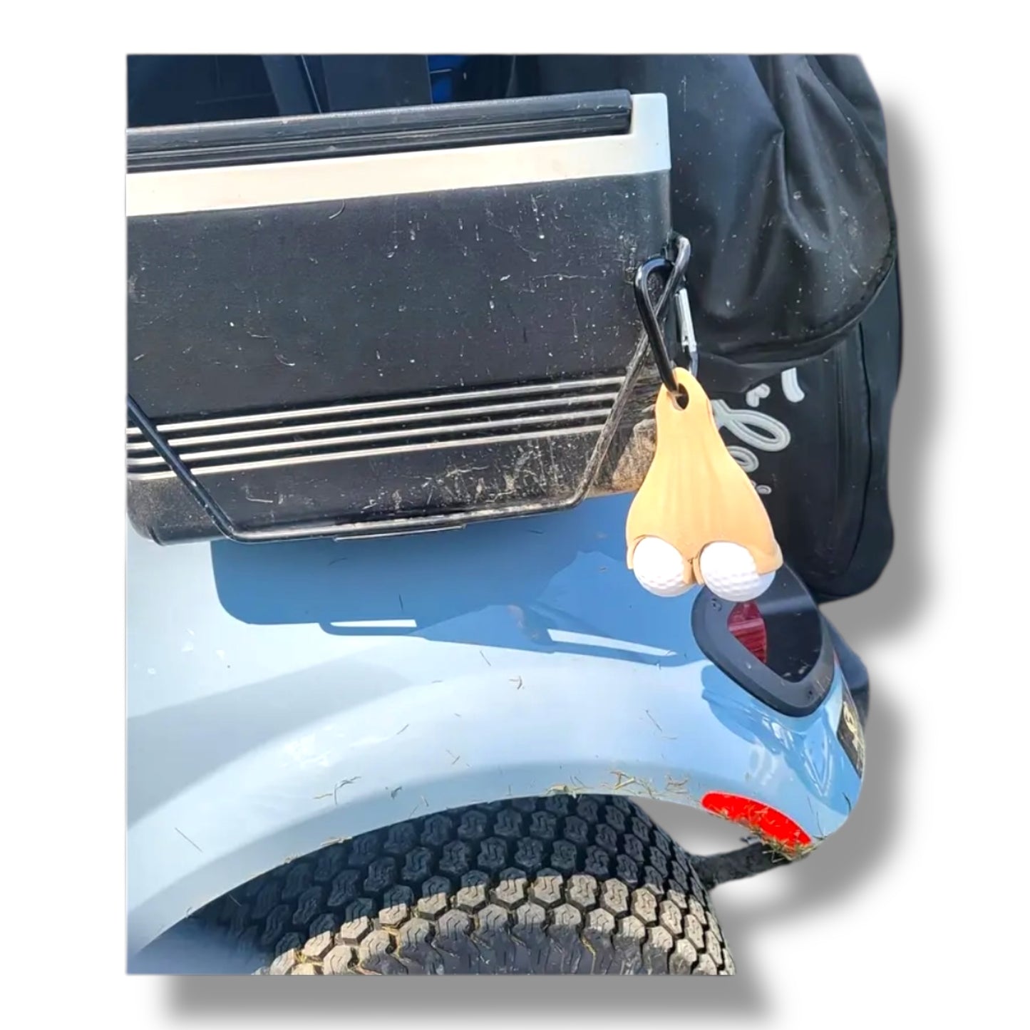 Kinky Pleasure - T204 - Golf Ball Holder for 2 Balls – Very Funny Novelty
