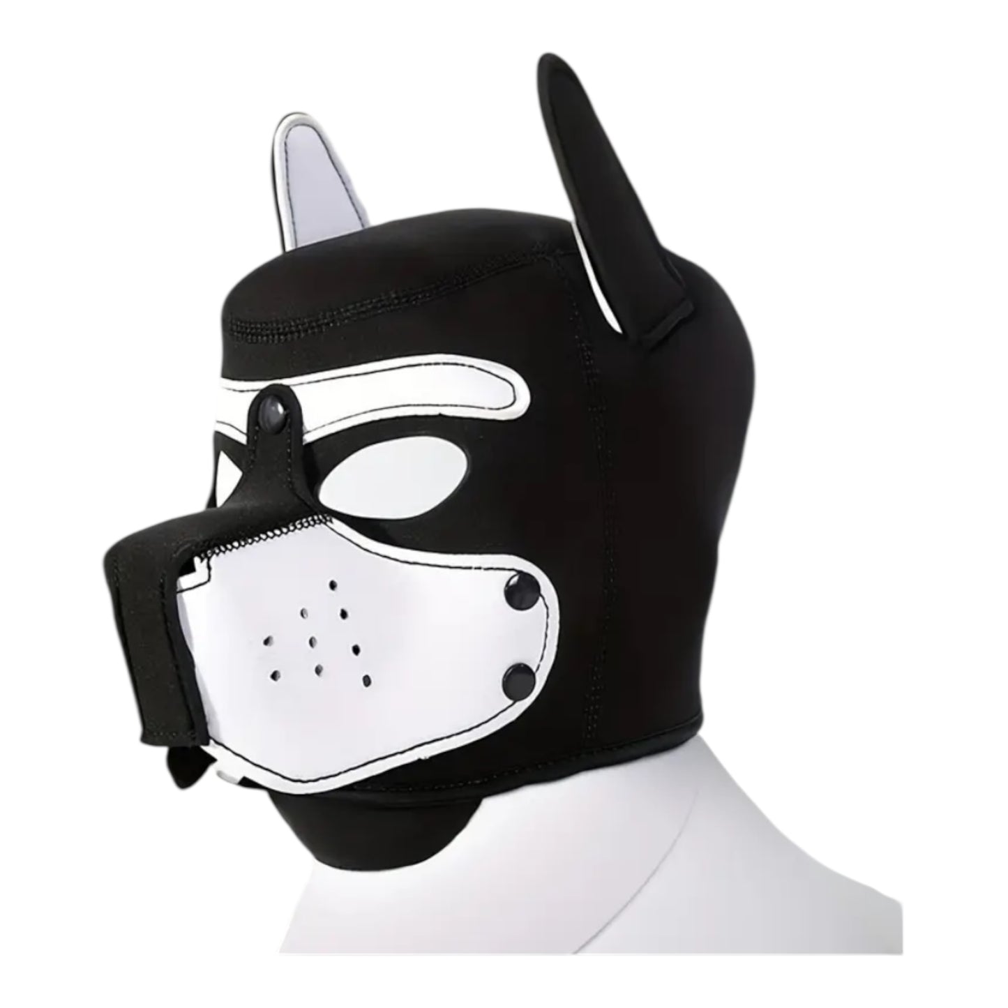 Kinky Pleasure - T220 - Puppy Play - Dog Mask - White