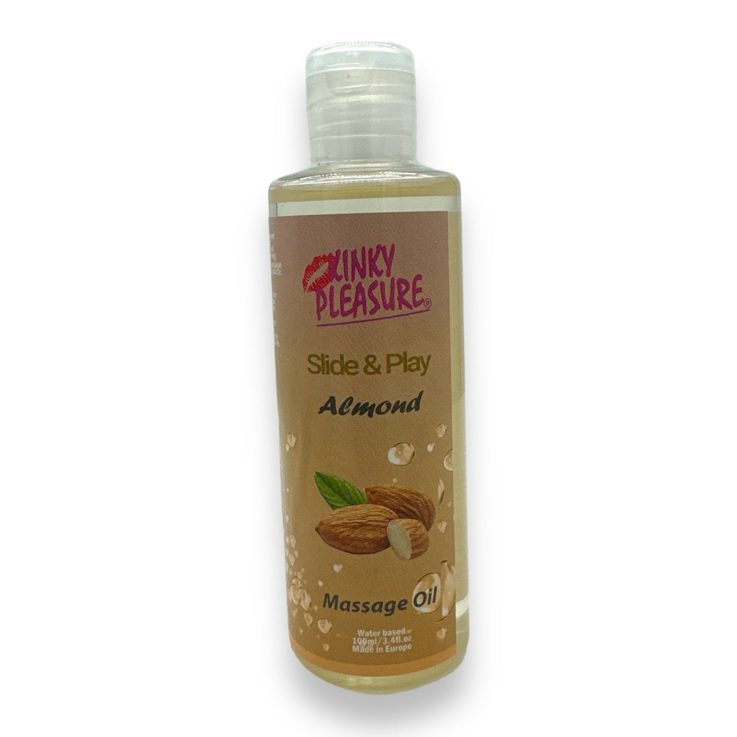 Kinky Pleasure - Display – KP Massage Oil – 100ml – Coconut, Almond, Eucalyptus – 56 Pieces