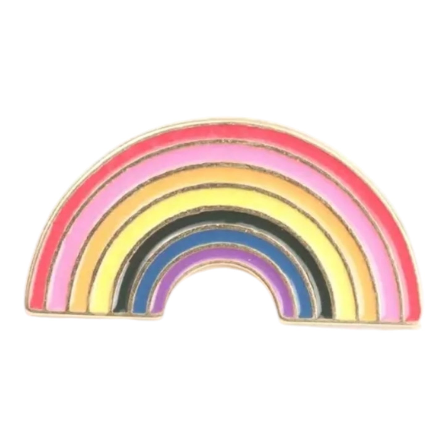 Kinky Pleasure - KPB006 - Badge / Pin - Rainbow - Model 3 - 1,7x2,8cm