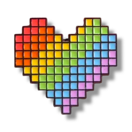 Kinky Pleasure - KPB001 - Badge / Pin - Graphic Heart – 3 x 4 cm