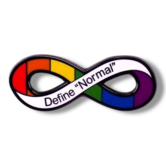 Kinky Pleasure - KPB019 - Badge / Pin - Define Normal - 4,5x2,0cm