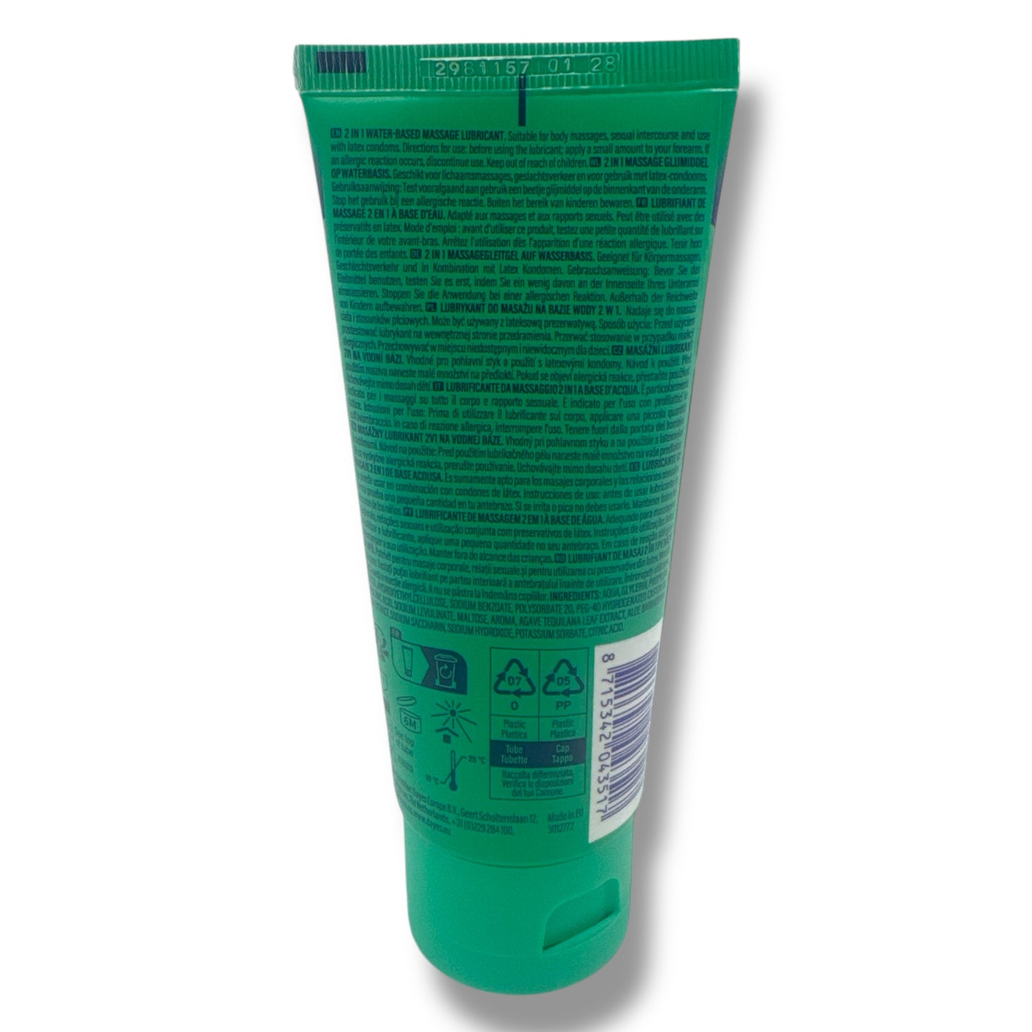 NYOY - AC186 - 2 In 1 Massage Lubricant Water Based 100ml