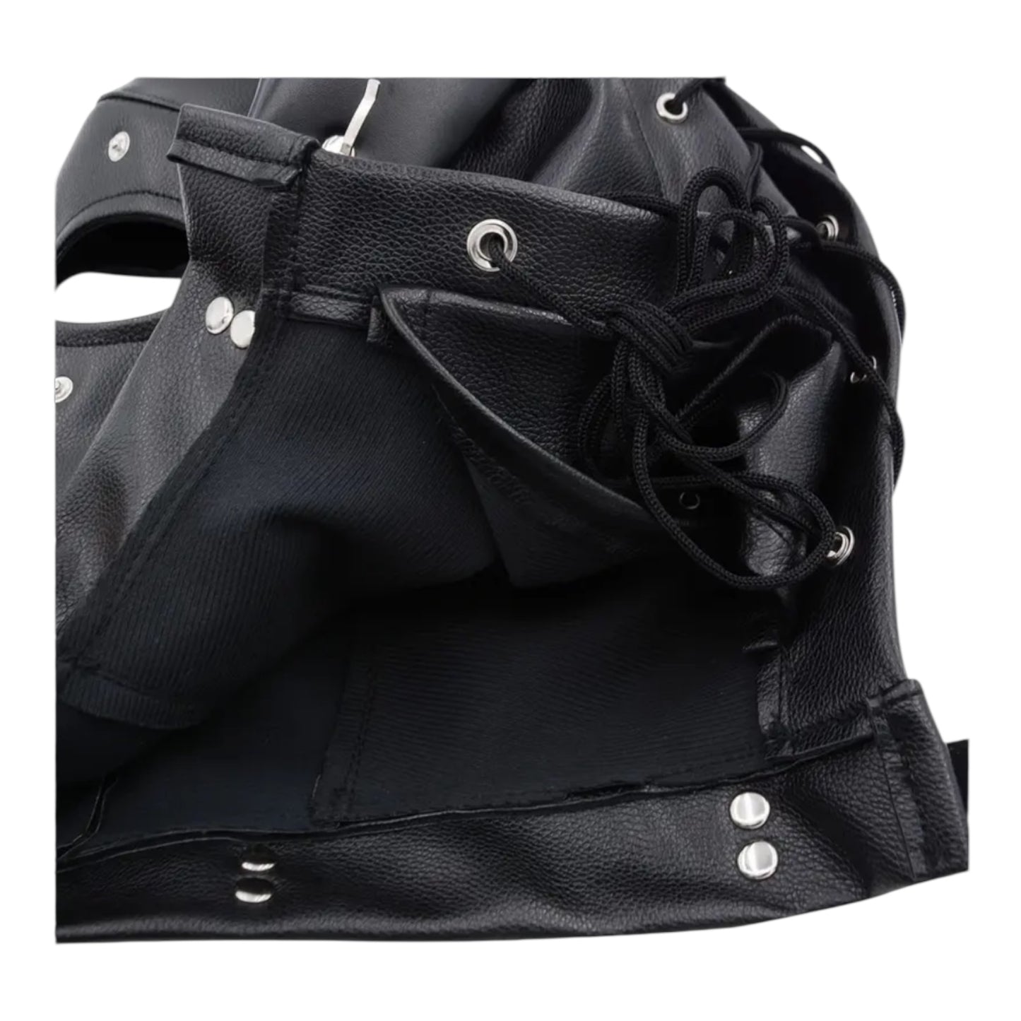 Kinky Pleasure - T227 - Puppy Play - Dog Mask With Leash – Black – Deluxe