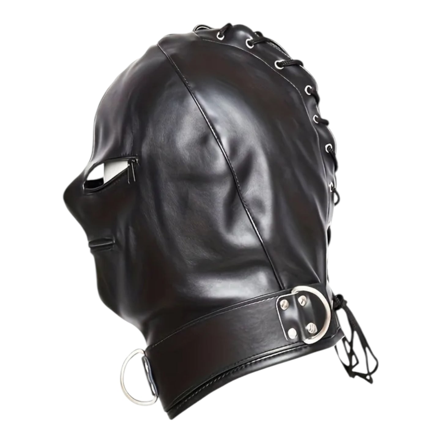 Kinky Pleasure - T228 - BDSM Play - Open & Closed SM Mask – Black