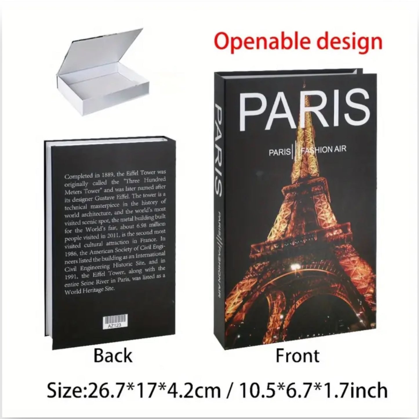 Kinky Pleasure - T127 - Fake Book with Storage Space Inside - 8 Models - 26.7x17x4.2cm