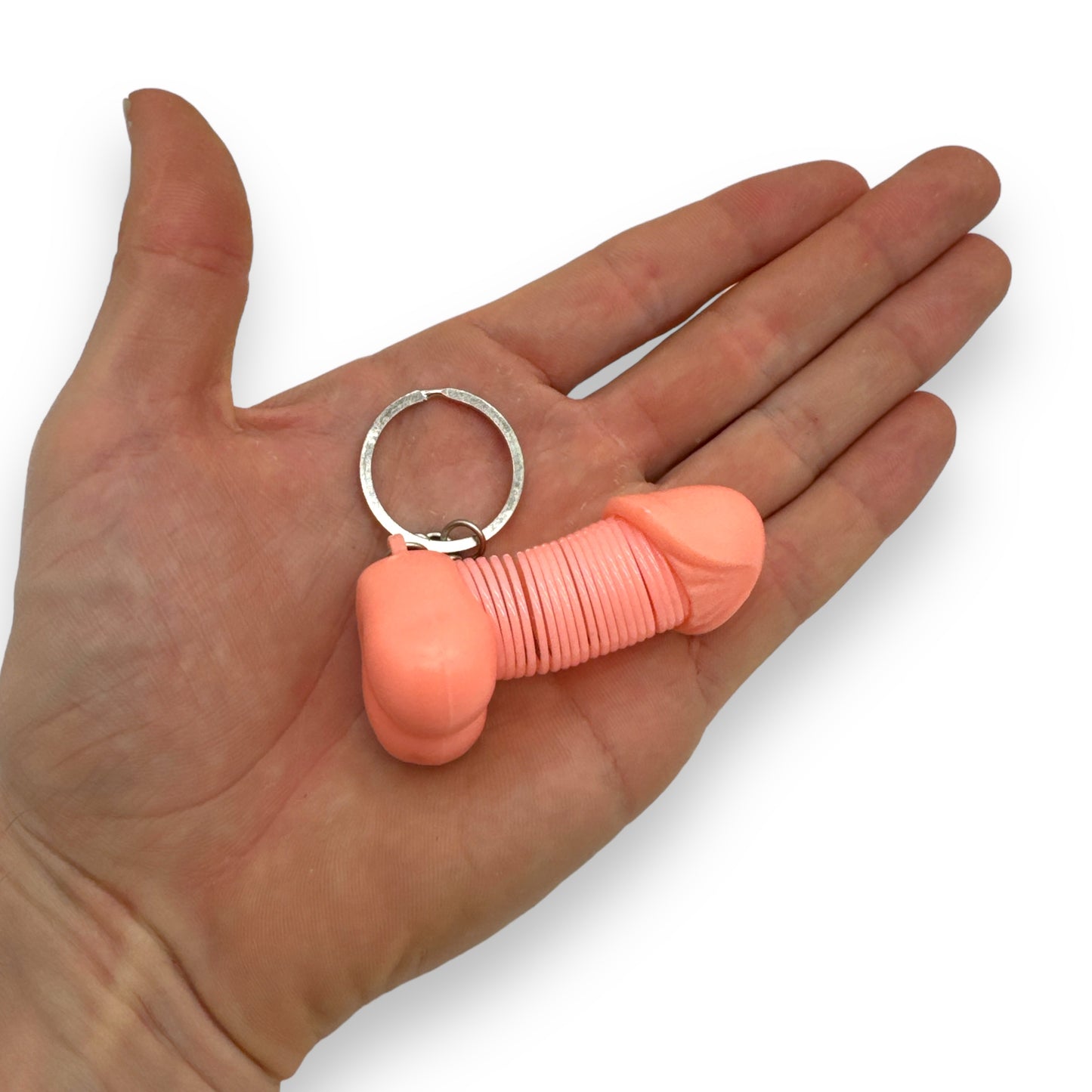 Kinky Pleasure - KPK027 - Keychain - Stretch Penis - Beige
