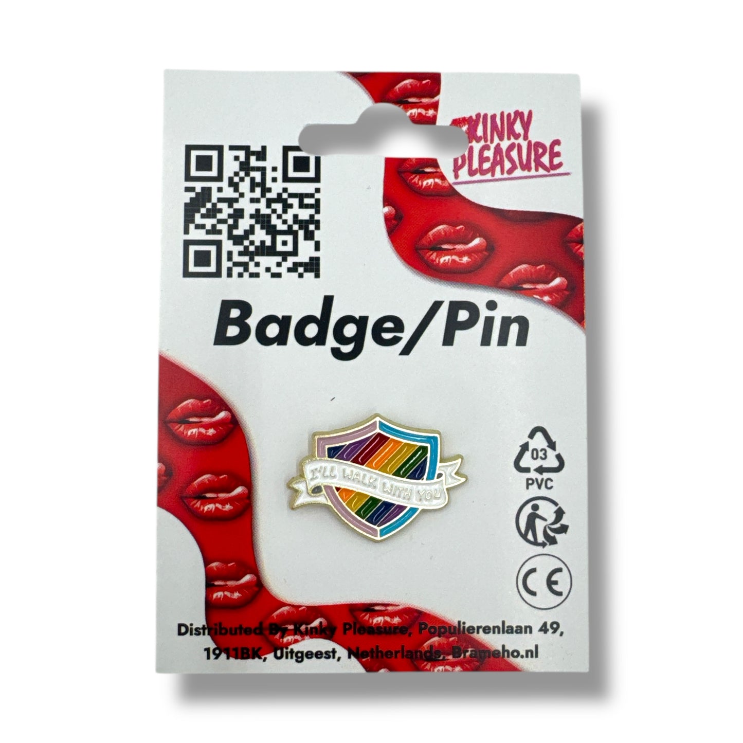Kinky Pleasure - KPB013 - Badge / Pin - Sound Gay Im In - Model 03 - 2,1x3,0cm