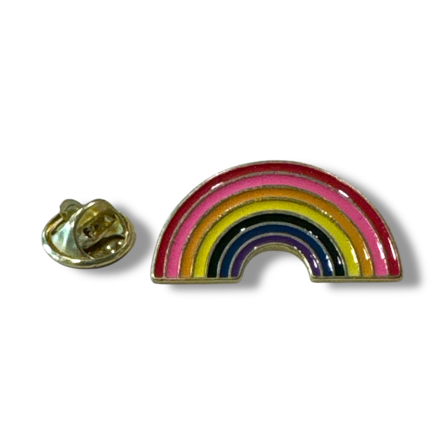 Kinky Pleasure - KPB006 - Badge / Pin - Rainbow - Model 3 - 1,7x2,8cm
