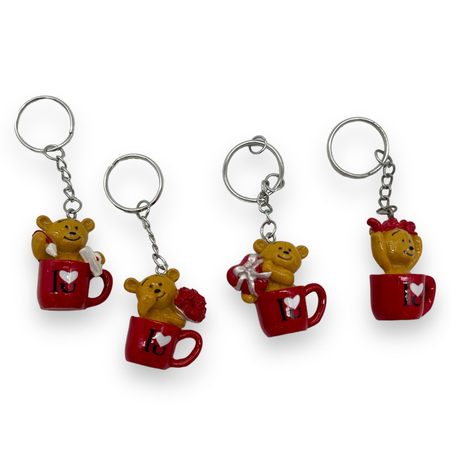 Kinky Pleasure - KPK050 - Keychain - Bear I Love You Flowers