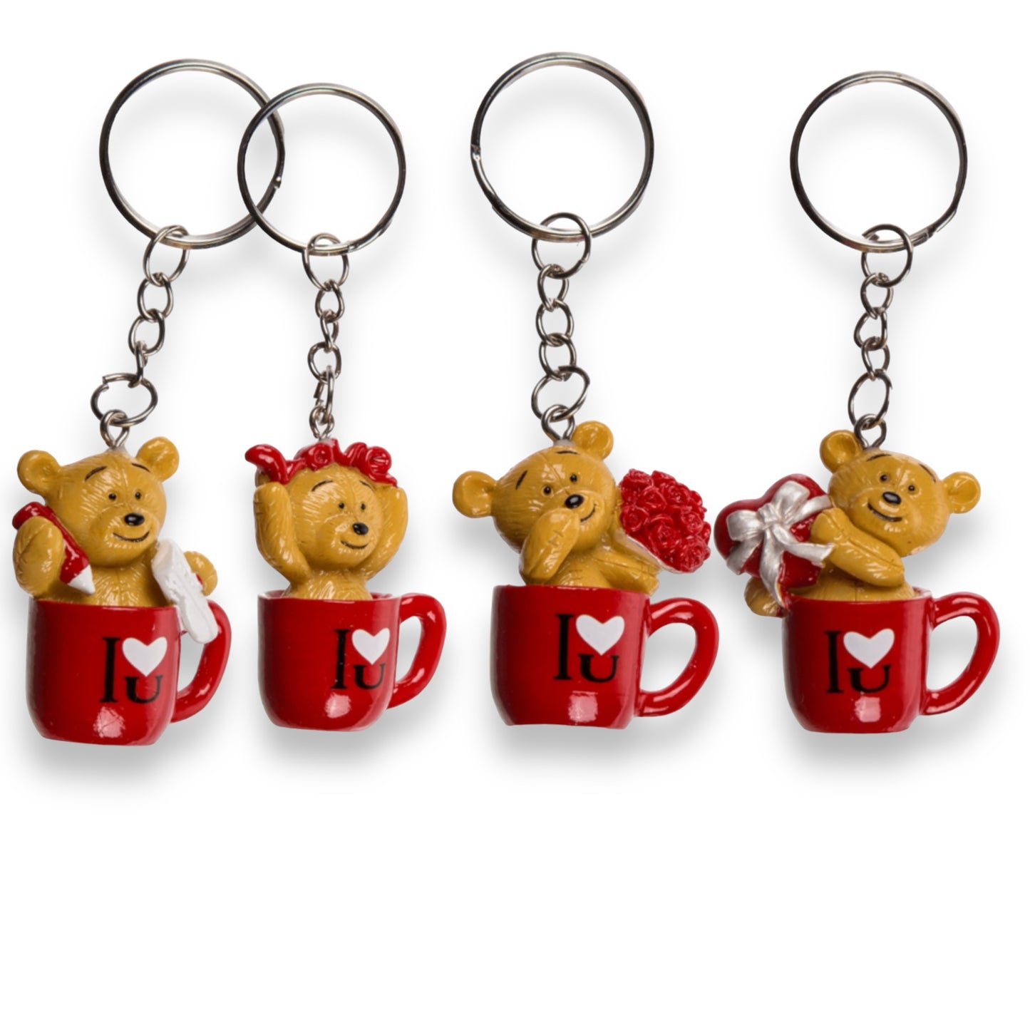 Kinky Pleasure - KPK050 - Keychain - Bear I Love You Flowers