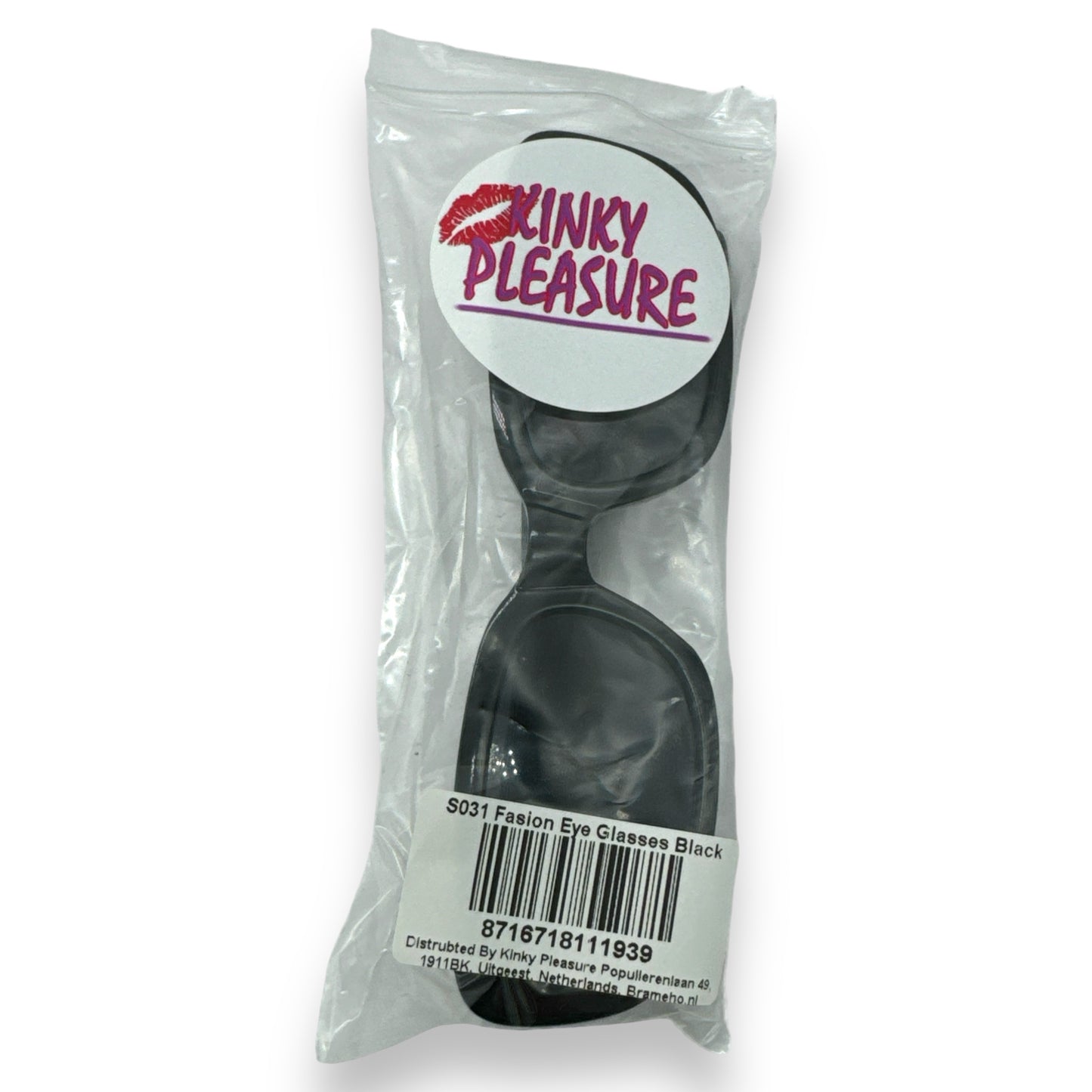 Kinky Pleasure - S031 - Fashion Eye Glasses - In Black & White