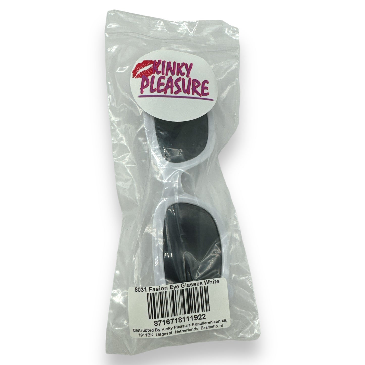 Kinky Pleasure - S031 - Fashion Eye Glasses - In Black & White