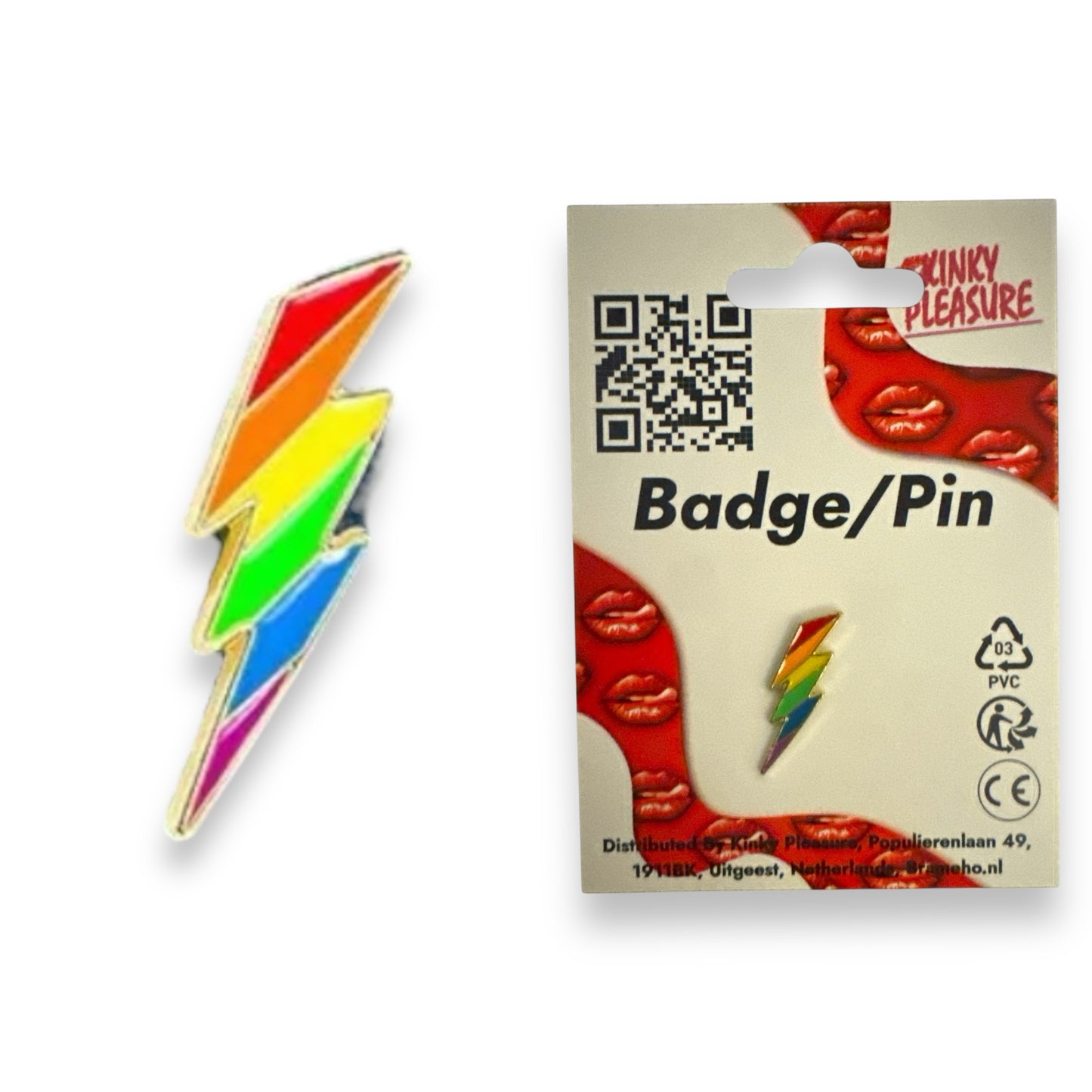 Kinky Pleasure - KPB052 - Badge / Pin - Thunder