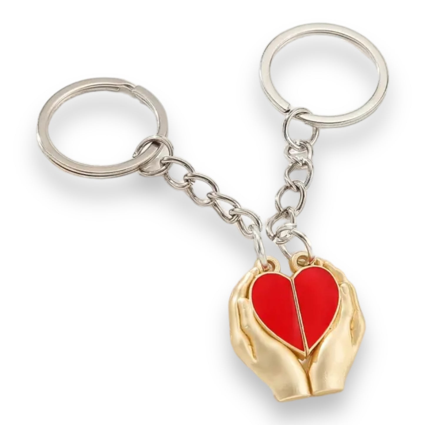 Kinky Pleasure - KPK058 - Keychain - Hand Making Heart For Couple - 1 Pair