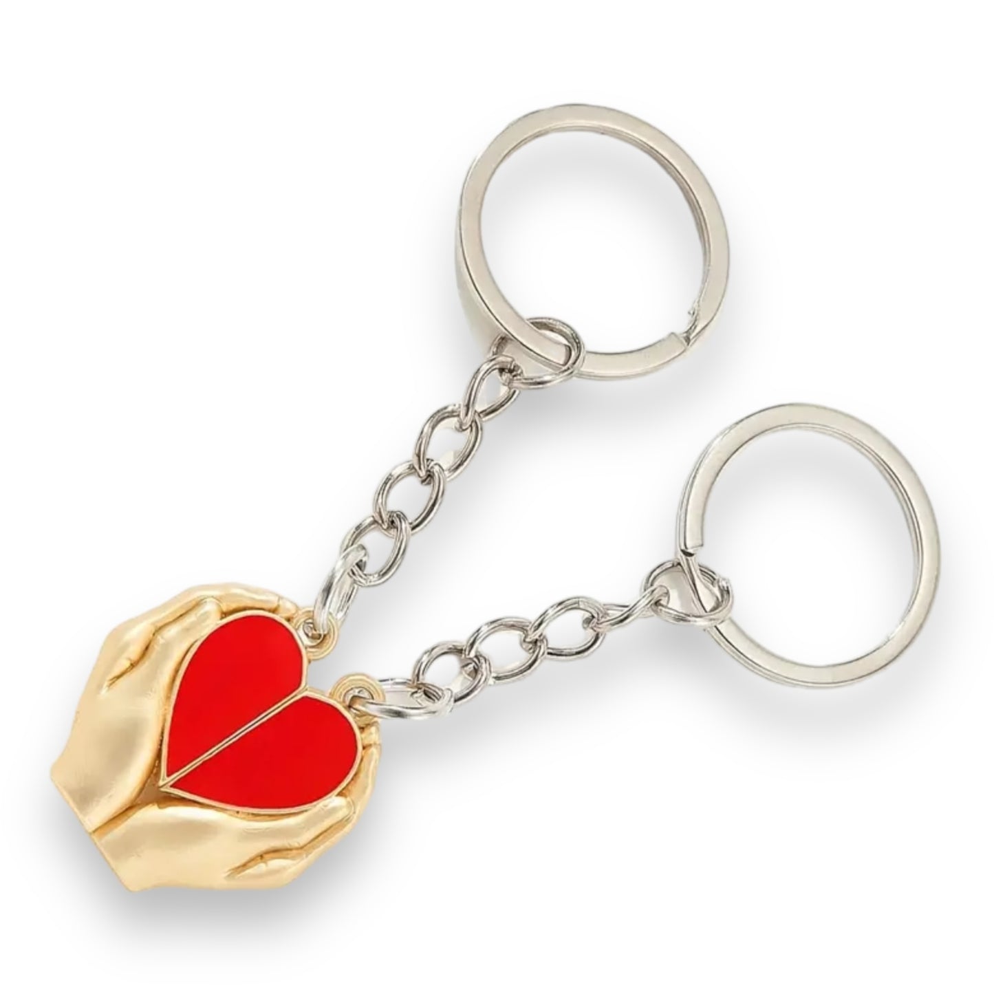 Kinky Pleasure - KPK058 - Keychain - Hand Making Heart For Couple - 1 Pair