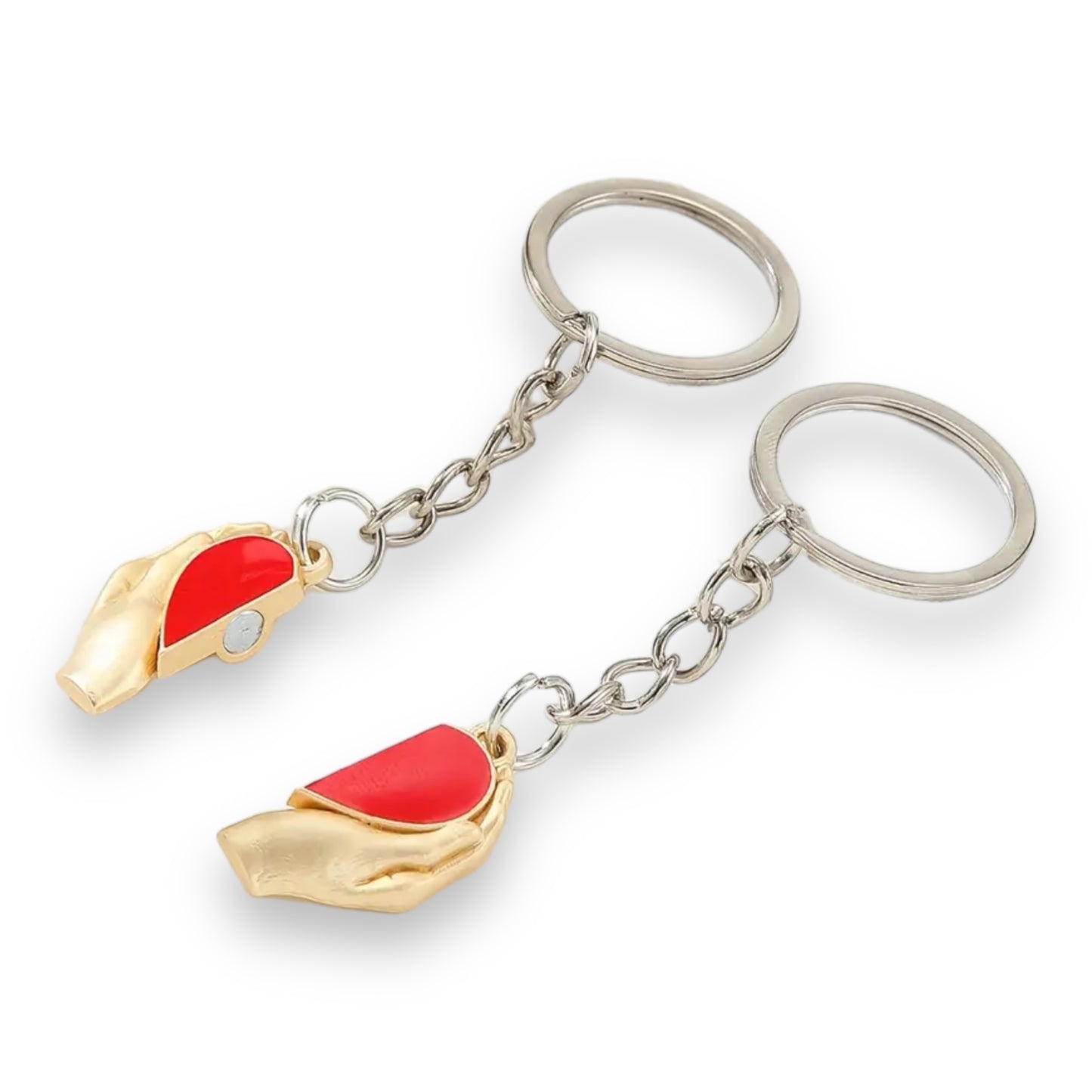 Kinky Pleasure - KPK058 - Keychain - Hand Making Heart For Couple - 1 Pair