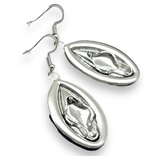 Kinky Pleasure - AX100 - Earrings - Vagina Shaped Earrings