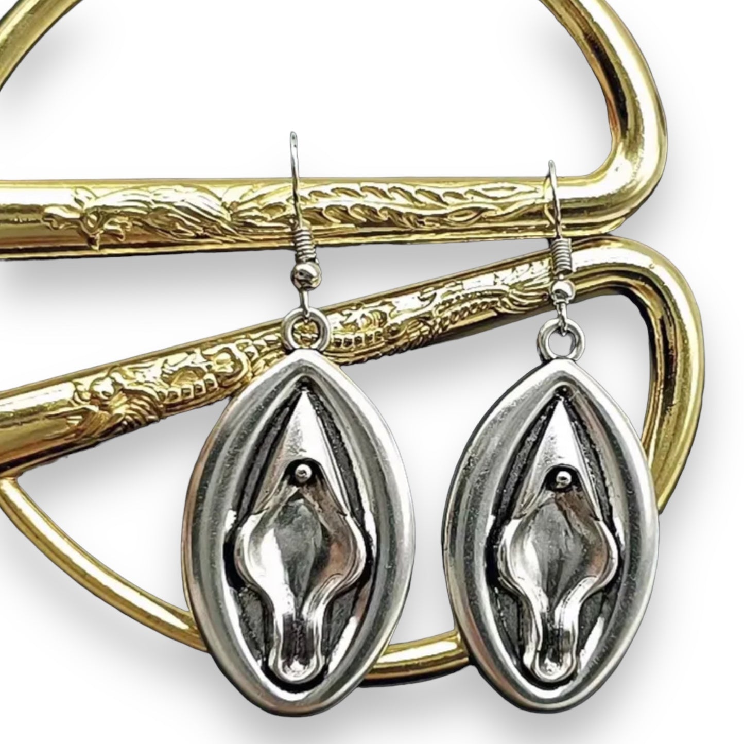 Kinky Pleasure - AX100 - Earrings - Vagina Shaped Earrings
