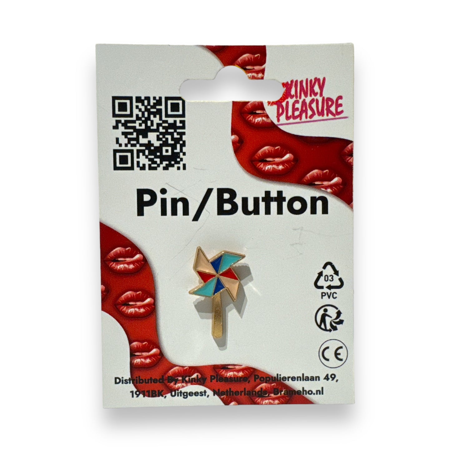 Kinky Pleasure - KPB051 - Badge / Pin - Wind Toy