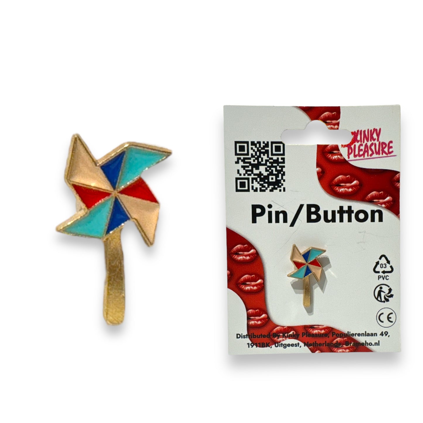 Kinky Pleasure - KPB051 - Badge / Pin - Wind Toy