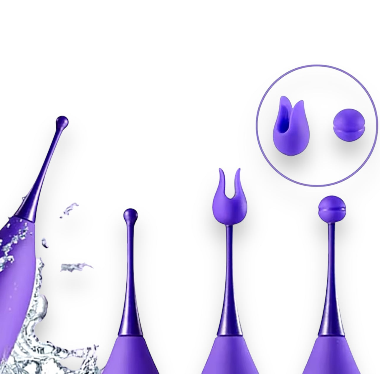 Luxury Play - LP05 - High Frequency Tickler Clitoris and G Spot Vibrator - Rechargeable
