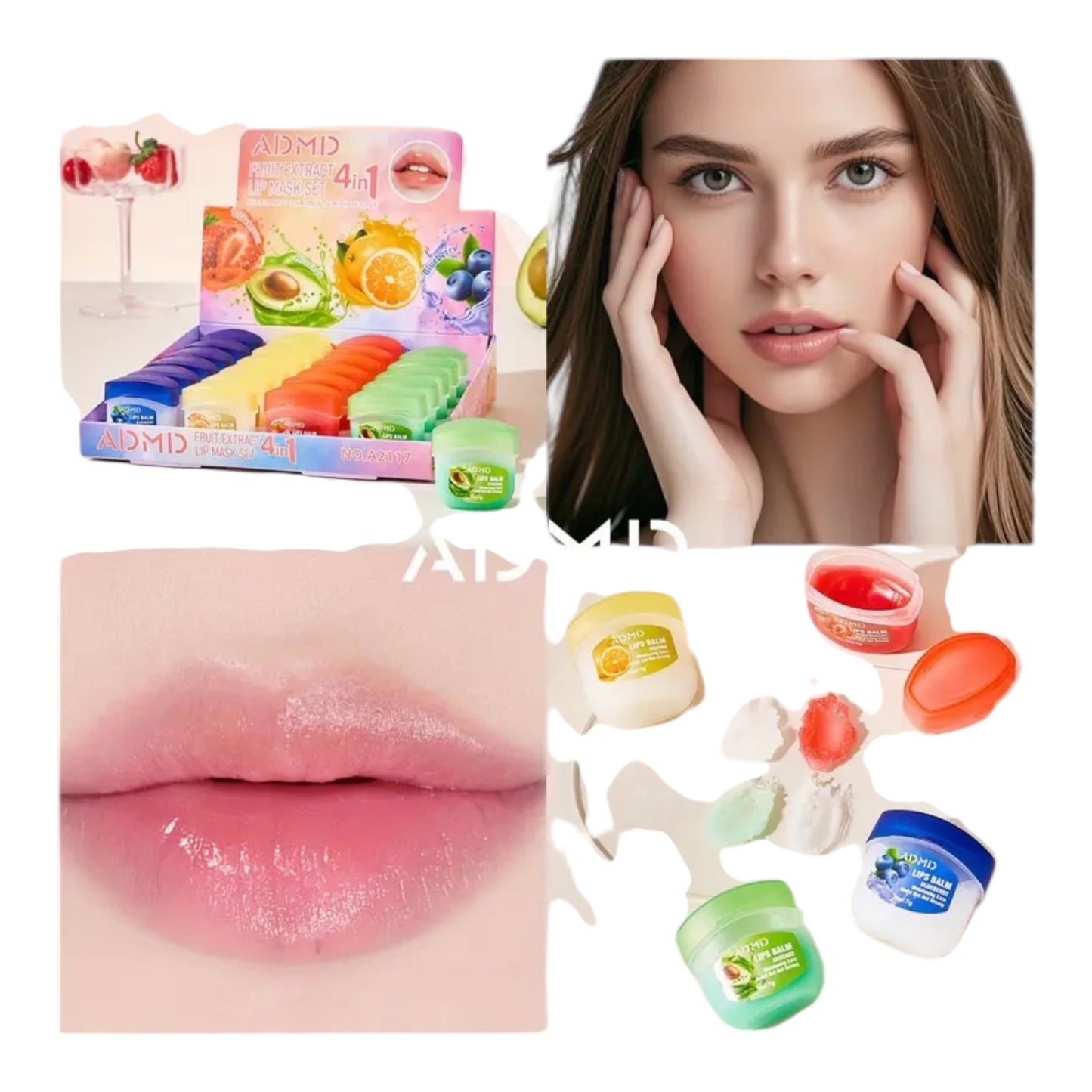 Kinky Pleasure - T246 - Fruit Extract Lip Balm – 4 Flavours of Juicy Fun