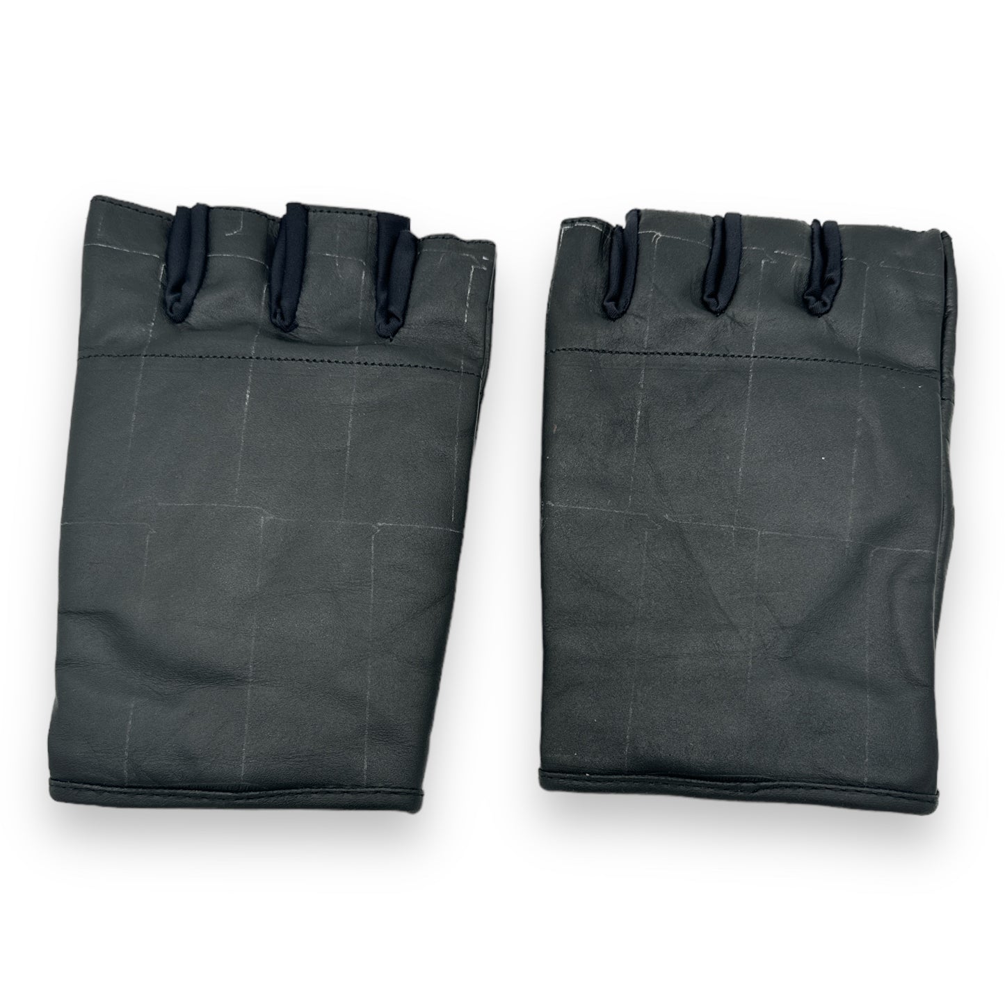 Kinky Pleasure - G027 - Real Leather - Hand Gloves Short With Spikes - BDSM