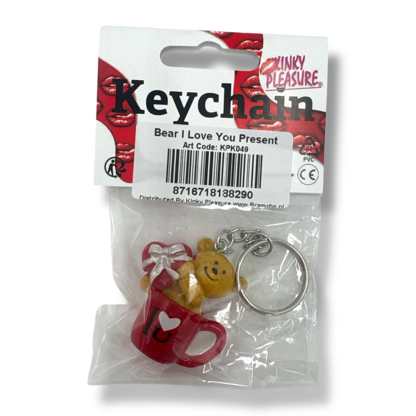 Kinky Pleasure - KPK049 - Keychain - Bear I Love You Present
