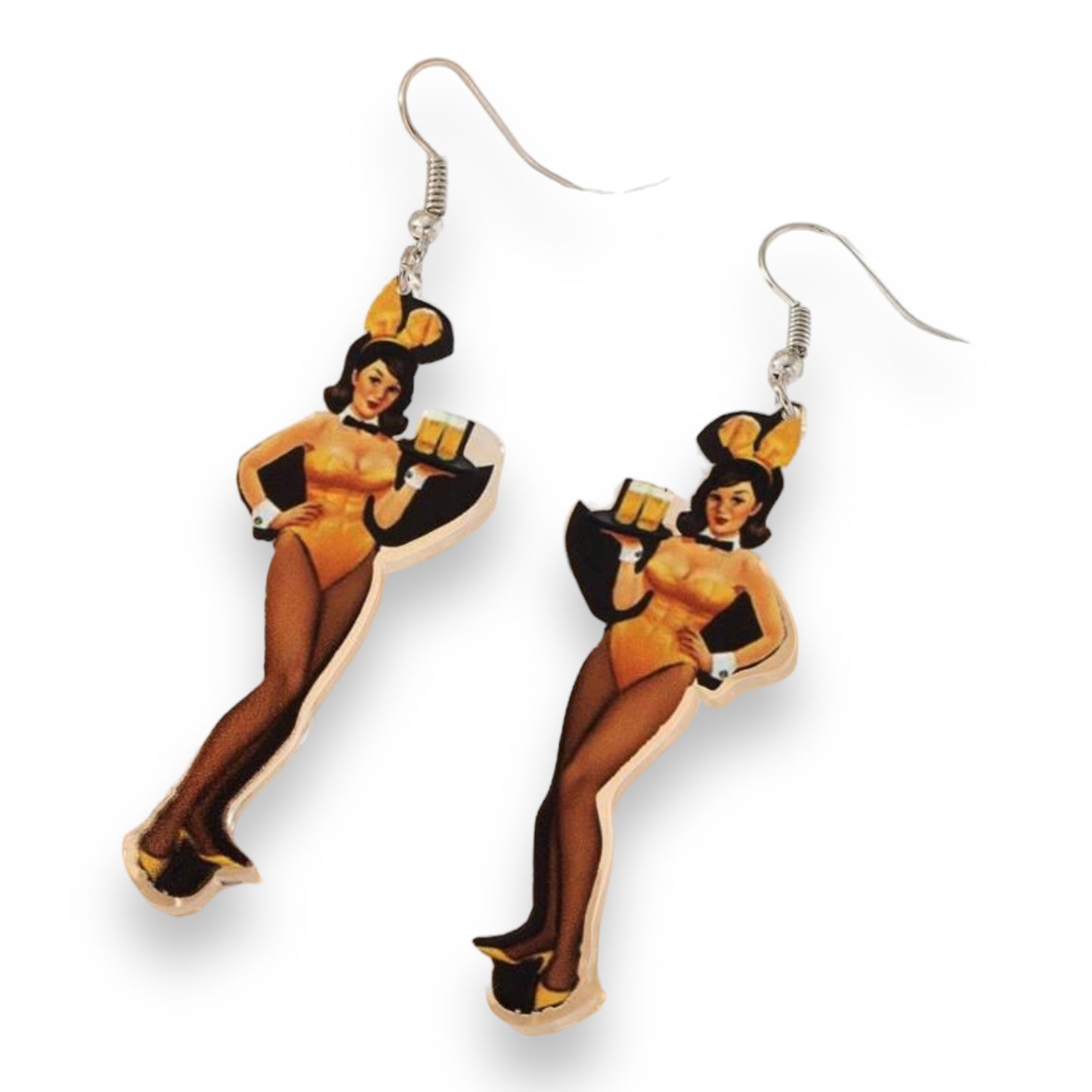 Kinky Pleasure - S032 - Earrings - Sexy Beer Chick