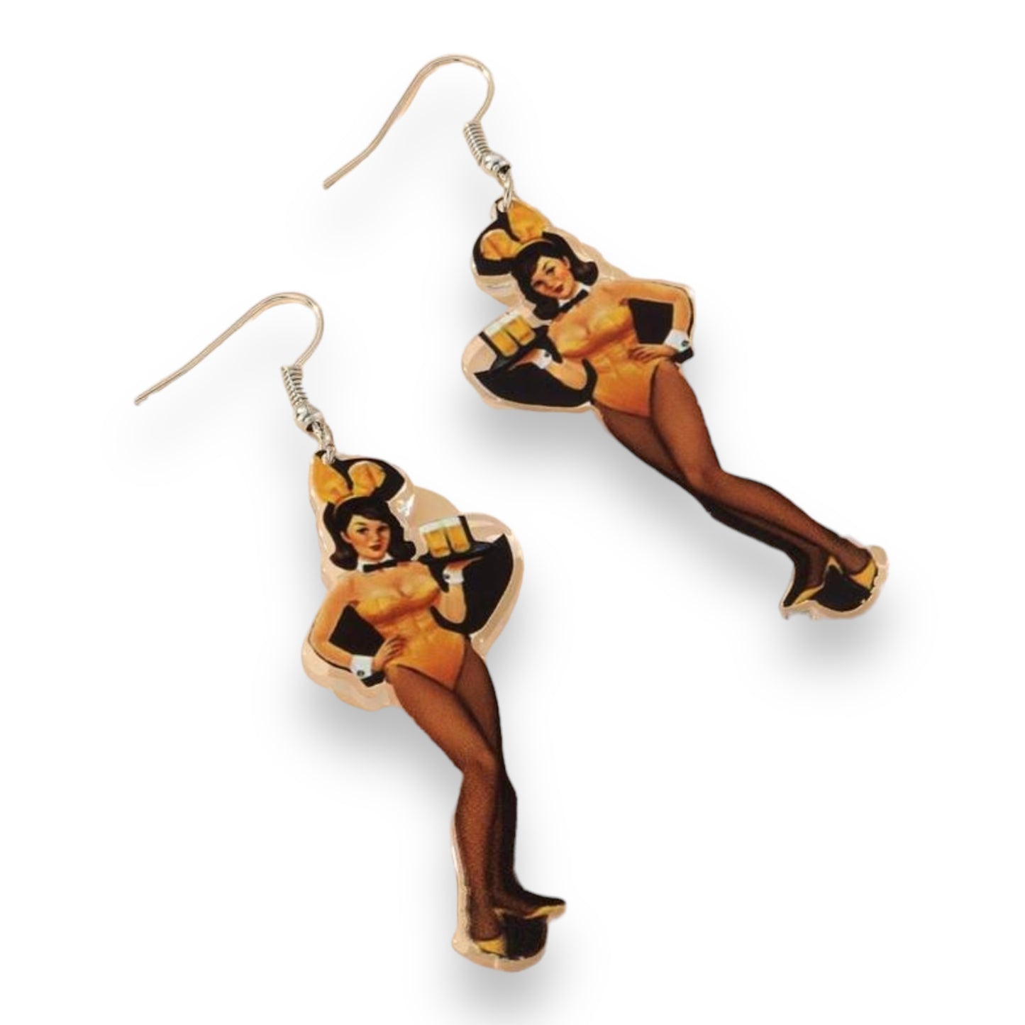 Kinky Pleasure - S032 - Earrings - Sexy Beer Chick