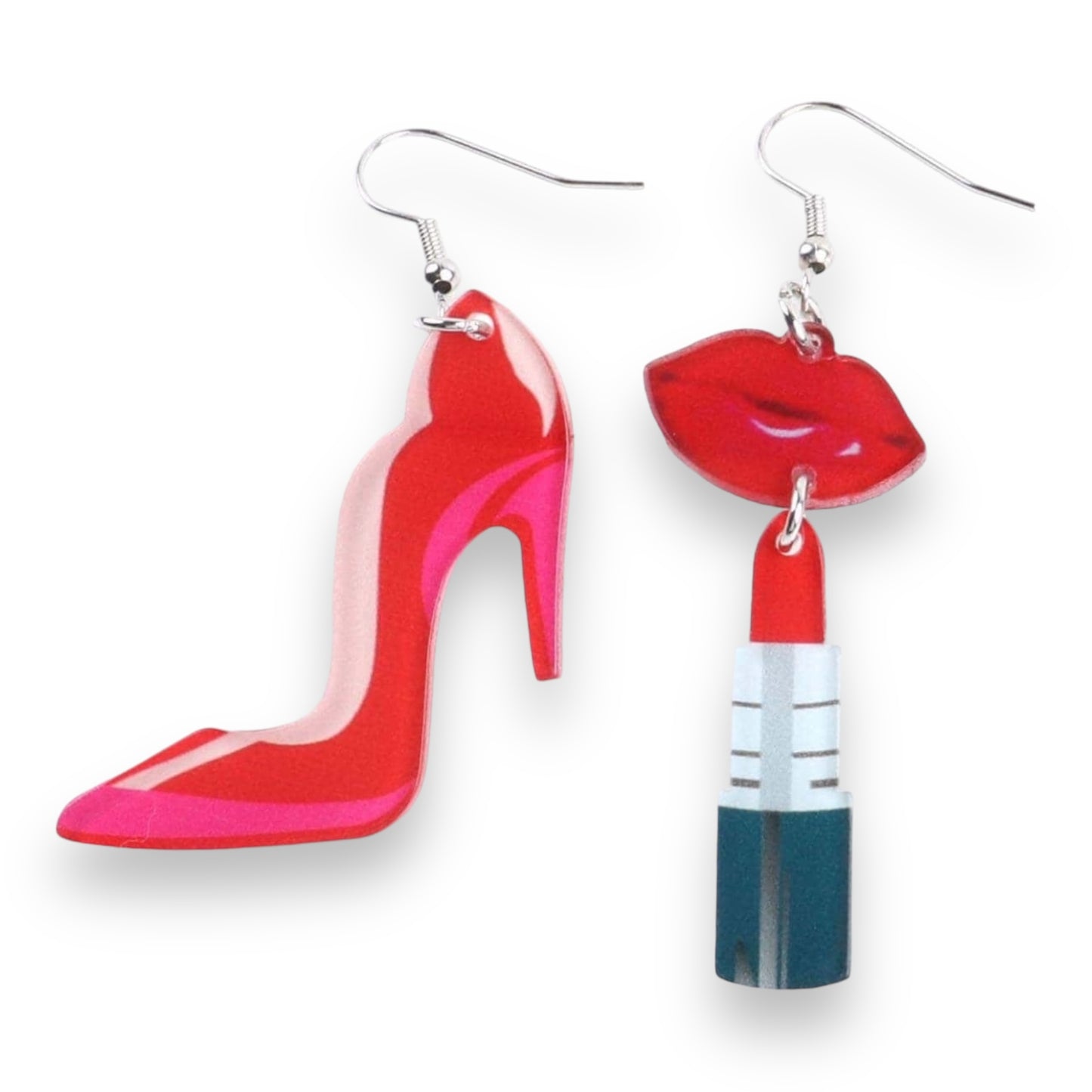 Kinky Pleasure - S036 - Earrings - Heels And Lipstick XL