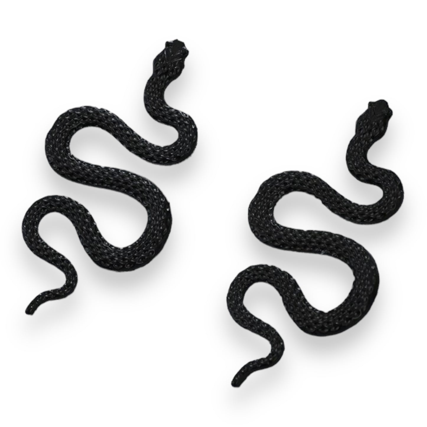 Kinky Pleasure - S038 - Earrings - Snake Black