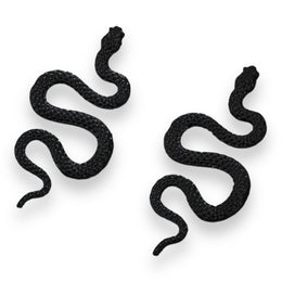 Kinky Pleasure - S038 - Earrings - Snake Black