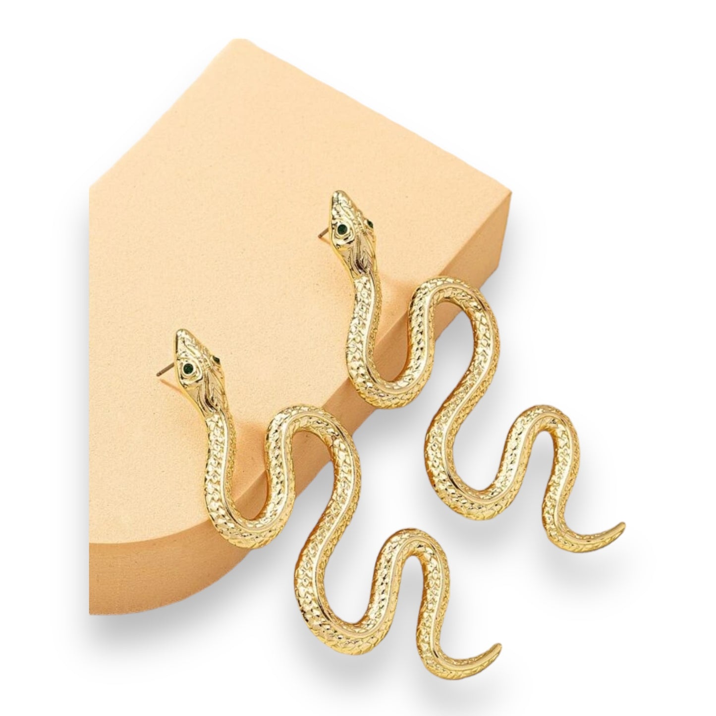 Kinky Pleasure - S039 - Earrings - Snake Gold