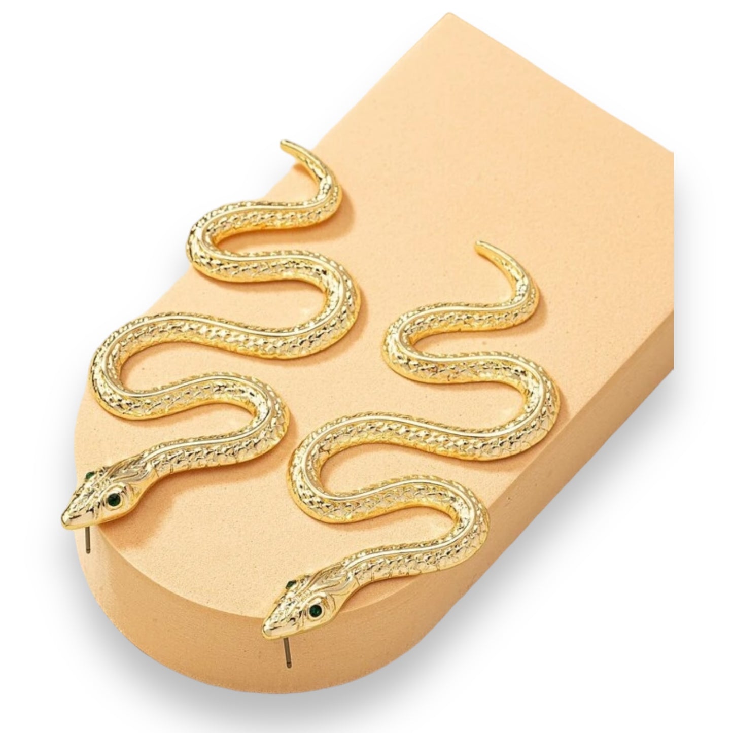 Kinky Pleasure - S039 - Earrings - Snake Gold