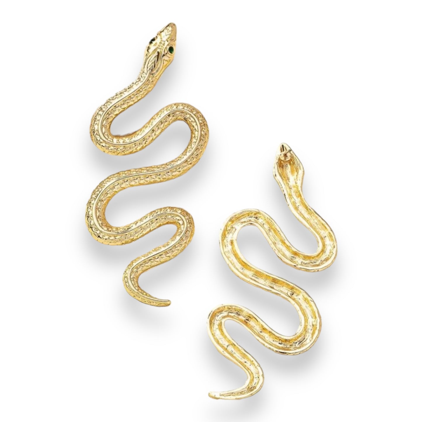 Kinky Pleasure - S039 - Earrings - Snake Gold