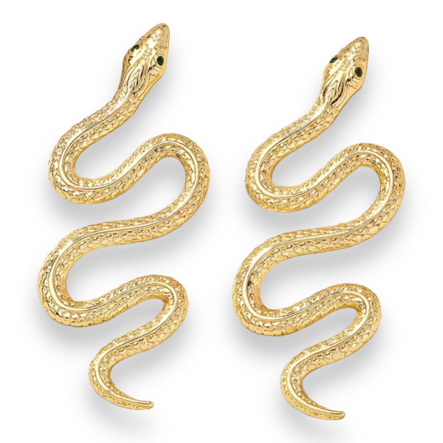 Kinky Pleasure - S039 - Earrings - Snake Gold