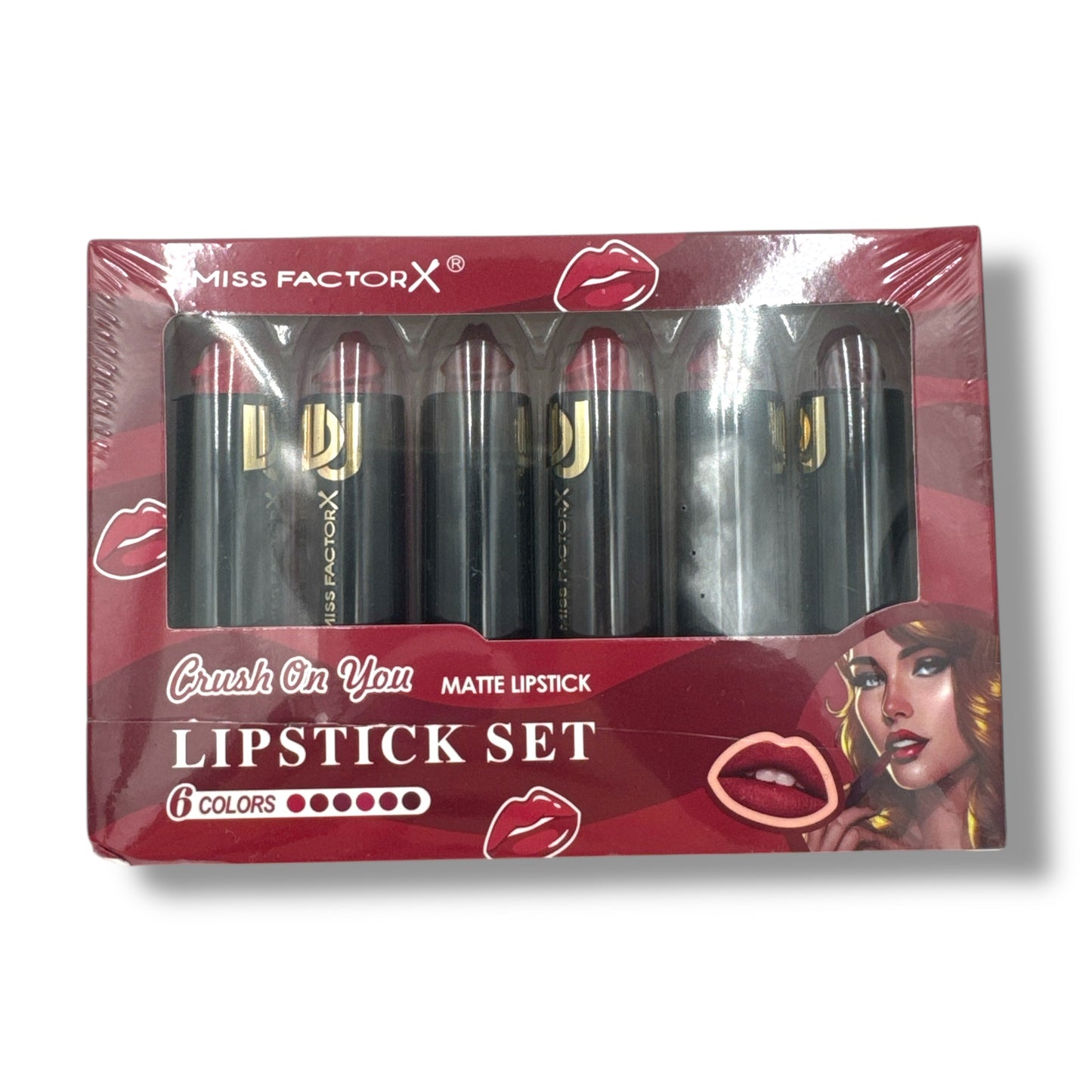 Kinky Pleasure - T076 - Miss FactorX Penis Lipstick - 6 Colours