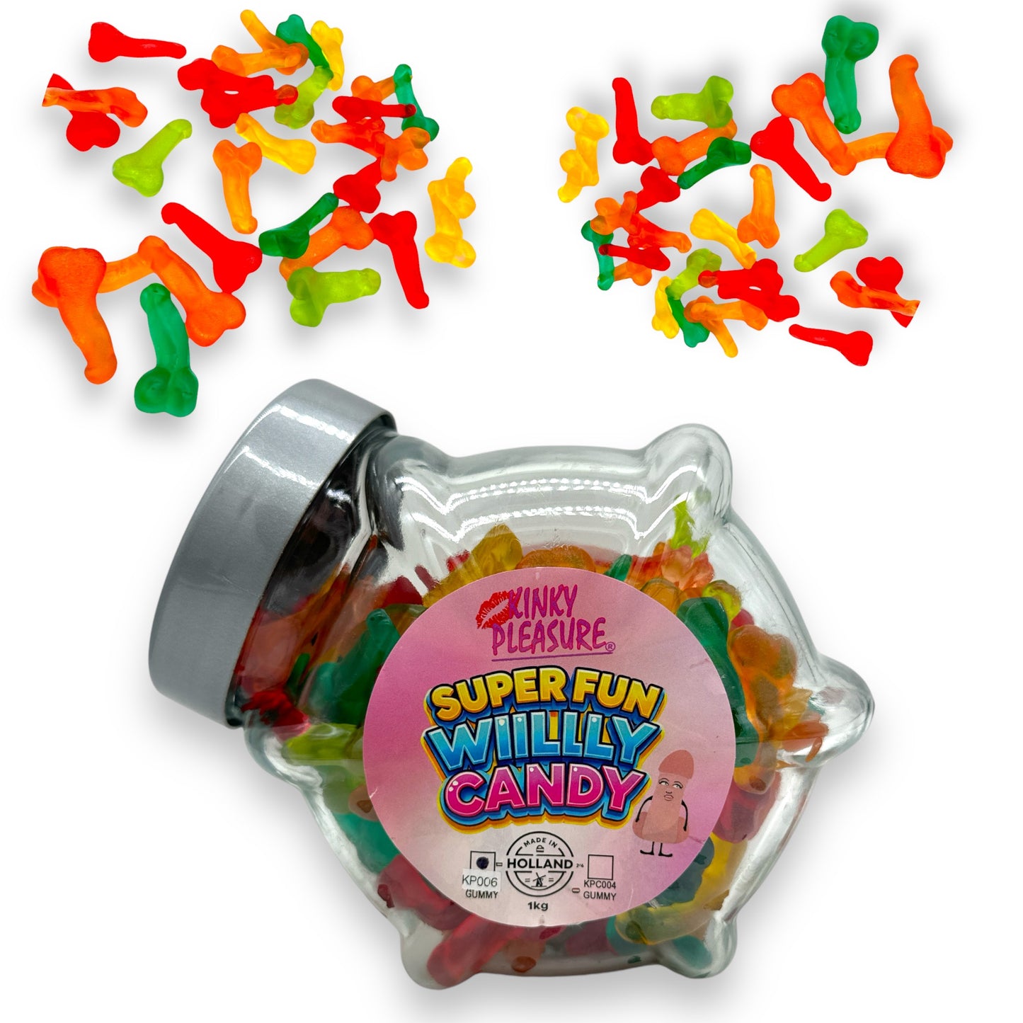 Kinky Pleasure - KPC006 - Mini Penis Candy - 30 Pieces - Gummy - 150 grams