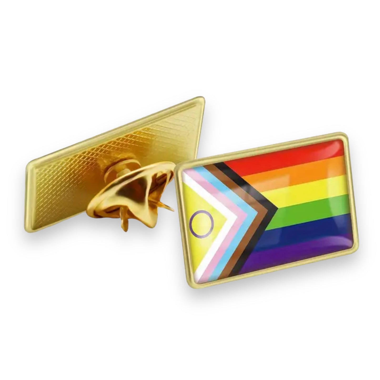 Kinky Pleasure - KPB037 - Badge / Pin - LHBTQ Plate Mini - 1,5x2,2cm
