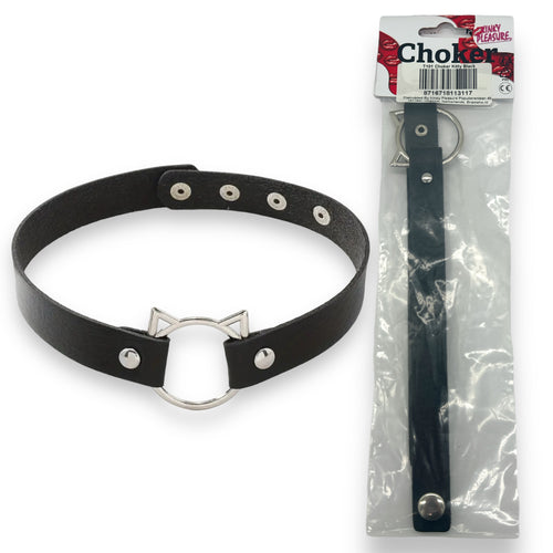 Kinky Pleasure - T101 - Choker Kitty - Black