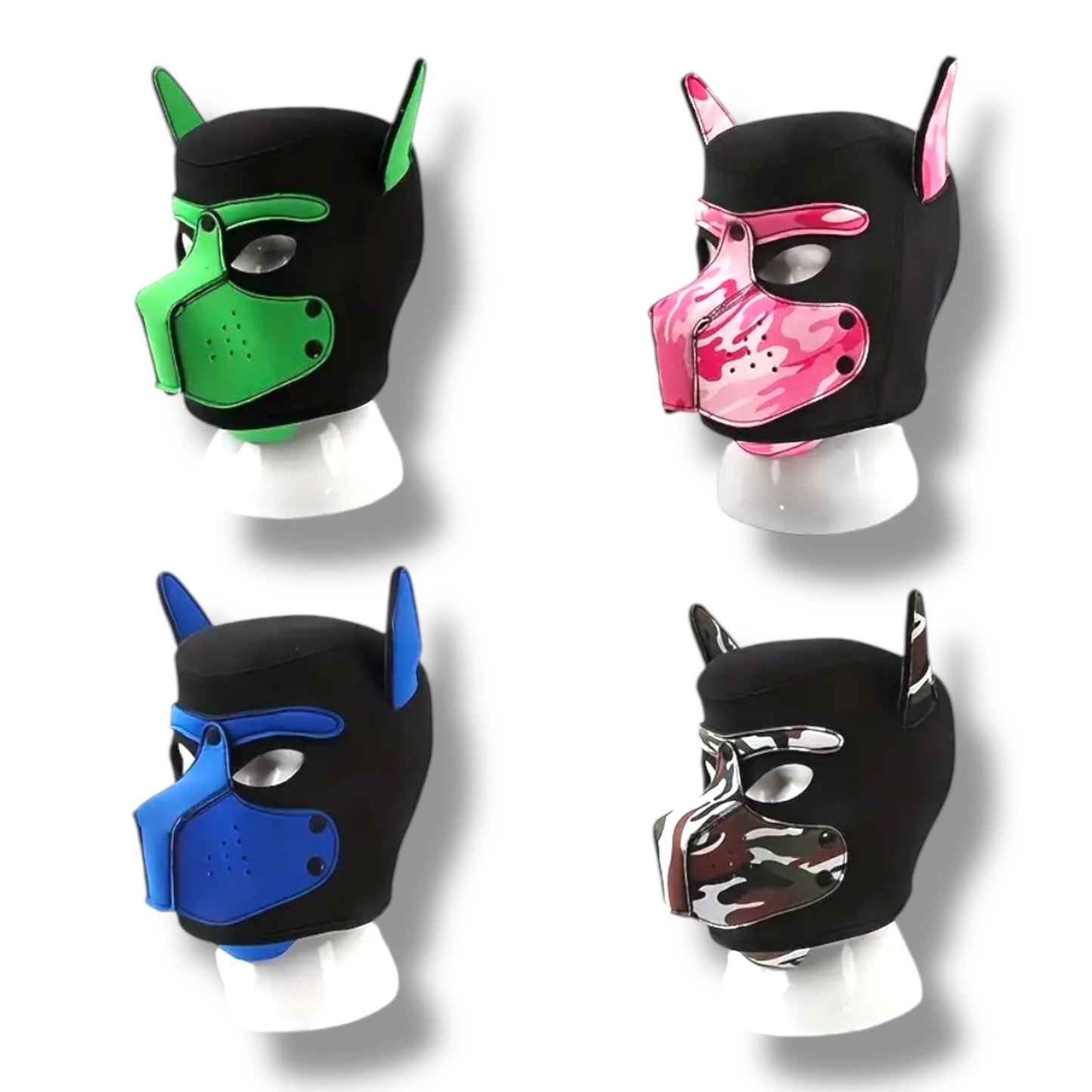 Kinky Pleasure - T221 - BDSM - Dog Mask - Blue