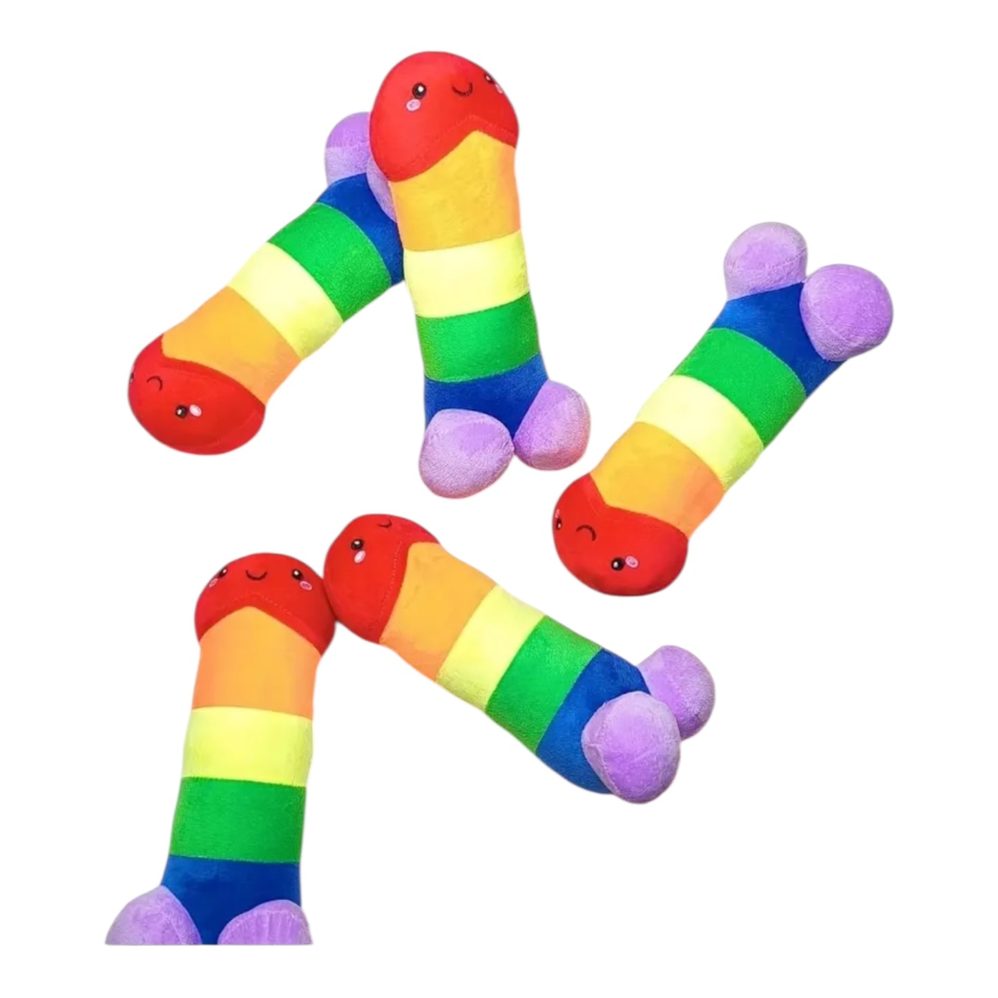 Kinky Pleasure - T203 - Plush Penis Rainbow Pride