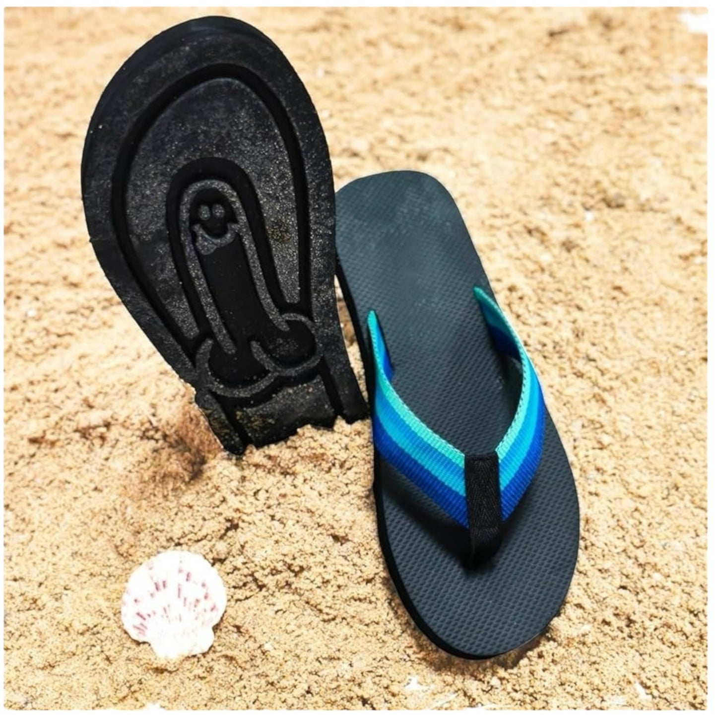Kinky Pleasure - T235 - Penis Flip Flops - All Sizes