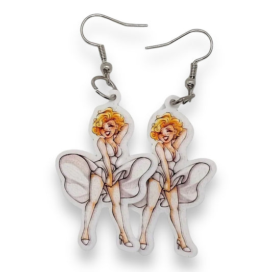 Kinky Pleasure - T105 - Earrings - Marilyn Monroe