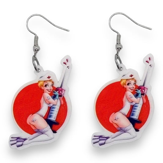 Kinky Pleasure - T107 - Earrings - Sexy Doctor